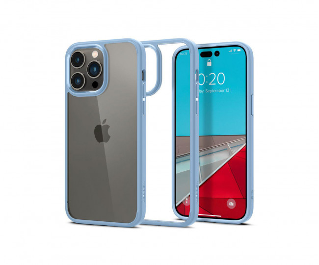 Чехол Spigen для iPhone 15 Pro Max, Ultra Hybrid, Sierra Blue